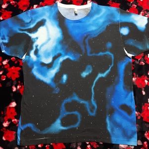Tiedye Watercolor Painting Trippy Shortsleeve Tshirt Size XL